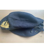Israel Army IDF Beret Hat Navy ZAHAL Military Vintage 1970’s - $57.40 CAD