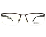 Alberto Romani Eyeglasses Frames AR 7004 GUN Gunmetal Black Brown 56-17-140 - £52.96 GBP