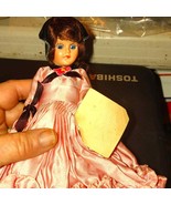 Absolutely gorgeous early American doll with pink dress and black bonnet... - £27.86 GBP