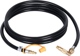 12 FT RV Quick Connect Propane Hose - 1/4&quot; Quick Connect Extension Hose with Pro - £25.28 GBP