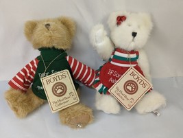 Boyds Bears Christmas Plush Lot 8 Inch Ima Tryin Grammy Stuffed Animal Toy - £23.52 GBP