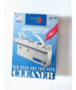 VCR Head &amp; Tape Path Cleaner For Brighter Colors / Works In All VHS Mach... - $14.83