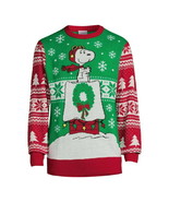 Peanuts Men&#39;s Snoopy Christmas Sweater with Long Sleeves Size 2XL (50-52... - $34.71 CAD