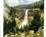 Nevada Falls 1930&#39;s Yosemite National Park Linen Postcard  - £14.00 GBP