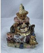 Boyds Bear Figurine Vintage MUSIC BOX Plays Happy Birthday  - €16,67 EUR