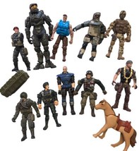 Assorted Army Soldier Action Figure 12 pc Lot Various - £17.63 GBP