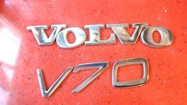 2001-2007 Volvo V70 Emblem Logo Letters Badge Trunk Gate Hatch Rear Chrome OEM - $13.49