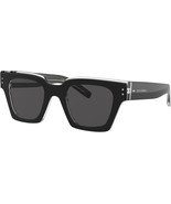 Dolce & Gabbana Sunglasses DG4413 675R5 48mm Black Crystal / Dark Grey Lens - $199.95