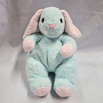 TyBaby Bunnybaby Bunny Plush Baby Rattle Blue Lovey Soft Toy Stuffed Animal 1999 - $19.79