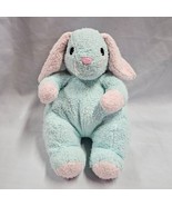 TyBaby Bunnybaby Bunny Plush Baby Rattle Blue Lovey Soft Toy Stuffed Ani... - £15.48 GBP