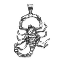 10K White Gold Mens Scorpion DC Pendant - £376.66 GBP