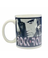 Elvis Presley coffee mug cup King Rock Roll Rip it up microphone pelvis ... - £18.74 GBP