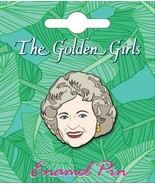 The Golden Girls Rose Face Thick Metal Enamel Pin NEW CARDED - £6.28 GBP