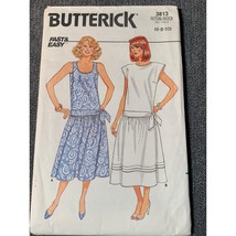 Butterick 3813 Sewing Pattern Women&#39;s Dress Sizes 6-8-10 Fast &amp; Easy Two Styles - £10.82 GBP