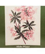 1984 Wildflower Designs for Needlework Adalee Winter Oxmoor Vintage Craft - $27.43 CAD