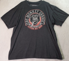 Gas Monkey Garage Shirt Unisex 2XLT Gray Graphic Print Short Sleeve Crew Neck - £11.56 GBP