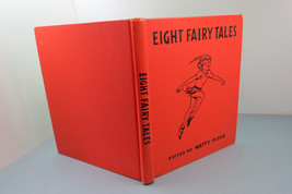 Eight Fairy Tales 1938 Orange Library Binding Heavily Illustrated Color &amp; B/W - £21.53 GBP