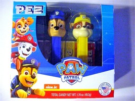 Paw Patrol Pez Boxed Set-Chase and Rubble - $6.50