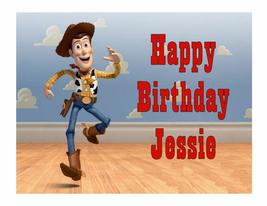 Toy Story Woody edible cake image frosting sheet party decoration - £7.94 GBP+