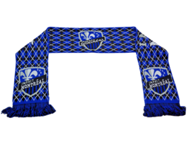 Montreal Impact FC Adidas MLS Argyle Soccer Winter Knit Scarf - £15.27 GBP