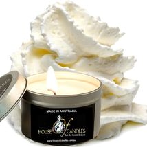 Buttercream Vanilla Eco Soy Wax Scented Tin Candles, Vegan Friendly, Hand Poured - £11.99 GBP+