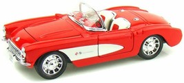 1957 Chevrolet Corvette C1 1/24 Scale Diecast Metal Model - RED - $29.69