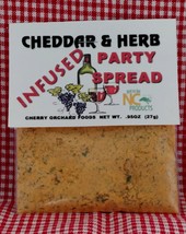 Cheddar &amp; Herb Infused Party Spread (2 mixes) cheese balls, wine spread - £10.50 GBP