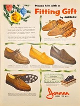 FITTING GIFT - JARMAN SHOES FOR MEN - Christmas Gift  -1961 Vintage Prin... - $11.02
