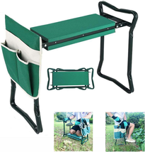 Garden Kneeler and Seat - Heavy Duty Folding Stool with Thick Pad, Tool ... - $60.95