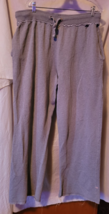Men's Unbranded Sweatpants Size Unknown Solid Gray Drawstring Elastic Wo... - $9.99