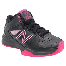 New Balance 82 Girls Basketball Shoes KB82BPY Size US 11XW Black Pink Le... - $29.70