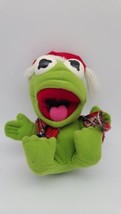 Vintage McDonald&#39;s Jim Henson&#39;s Baby Kermit The Frog Plush Muppets Plaid Vest - £15.04 GBP