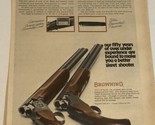 1974 Browning Rifle Vintage Print Ad Advertisement pa14 - £5.51 GBP