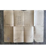Raro Documento Palestina Registro de la Propiedad Tabo, Haifa, 1922 - $117.61 CAD