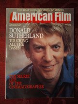Rare AMERICAN FILM Magazine April 1984 Donald Sutherland Peter Yates - £11.04 GBP