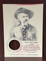 William Cody Authenticated Ink REJECTED  1872 Indian Head Penny Card-NO ... - $106.85 MXN