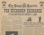 Buckhorn Exchange Restaurant Menu Denver Colorado The Osage Gazette 1989 - $27.72