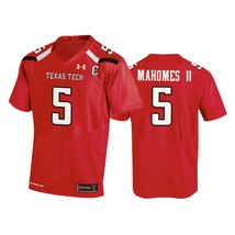 Patrick Mahomes II Texas Tech Raiders 5 Red Football Jersey - £39.20 GBP