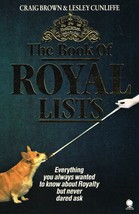 Book of Royal Lists (1983) ROYALTY BOOK - $3.86
