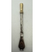 Tea Drinking Straw Chile Gold &amp; Silver Bombilla Rule Mar Ind - €16,94 EUR