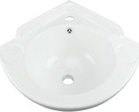 The Mountain Pond 20.5&quot; Corner Wall Mount Bathroom Sink From Renovators ... - £153.30 GBP