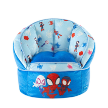 Kids Lounge Chair Bean Bag Spiderman Blue Toddler Bedroom Furniture Lounger - £36.93 GBP