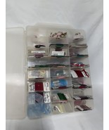 Lot Of Bucilla Pure Silk Ribbon Embroidery 4mm, 36 New, Floss String In Box - £53.41 GBP