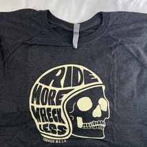 Tobacco Motorwear Co. DRIVE MORE WRECK LESS 3/4 Sleeve T-Shirt Grey, XXL... - $24.99