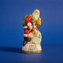 Vintage Christmas Eve Limited Edition Santa 1909 Brazil Porcelain Figurine - $12.00