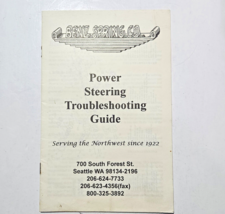 Vintage Benz Spring Co. Power Steering Troubleshooting Guide Booklet - $9.46
