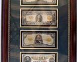 Gold Certificate set of 4 1922 Framed - £7,818.67 GBP