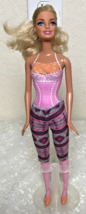 Mattel 2009 I Can Be A Ballerina Barbie #34501 Blond Hair Blue Eyes Articulated - $11.39