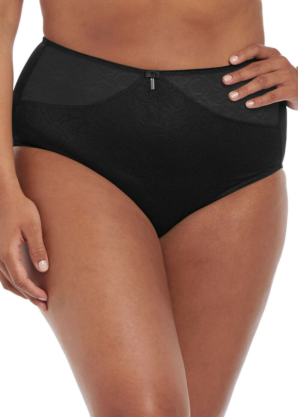 Elomi Mia Full Brief Panty Style EL4365 Black - $13.95