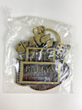 Bally&#39;s Las Vegas Casino Slots 777  Metal Keychain by SHC, Vintage - £8.03 GBP